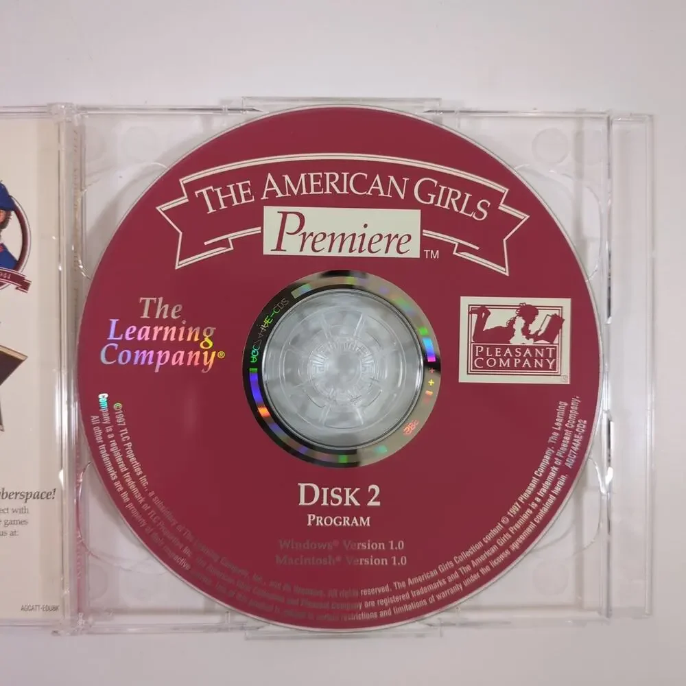 The American Girls Premiere PC CD-ROM Windows Macintosh Video Game
